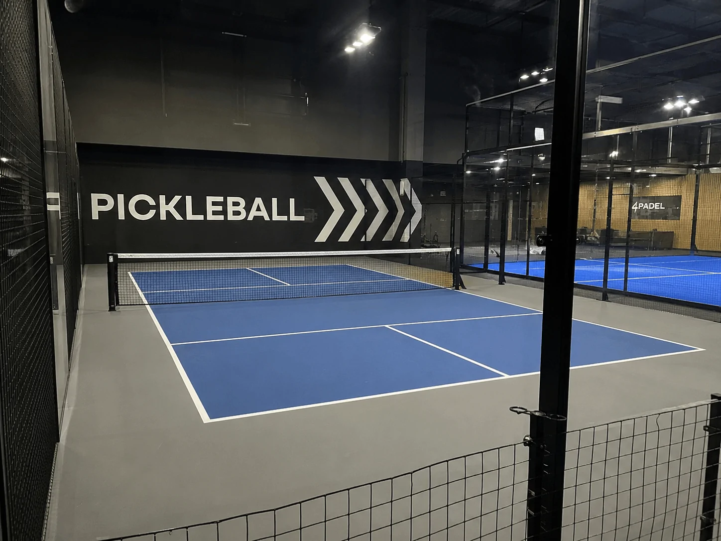 réalisations terrains de pickleball à coté de terrain de padel